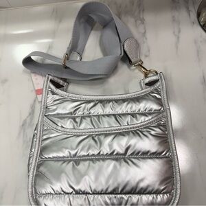 Stylish Silver Crossbody Bag